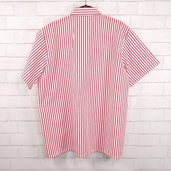 Boca Bay Red & White Stripe Short Sleeve Shirt. - Picture 3 of 8